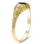 The Santa Fe Ring, smalltop view on a hand