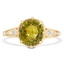 Retro Peridot Cocktail Ring