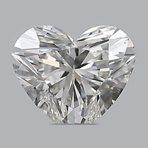 Heart diamond — real photo