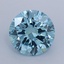 1.51 Ct. Fancy Intense Blue Round Lab Grown Diamond