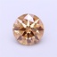 1.09 Ct. Fancy Light Brown Round Lab Grown Diamond