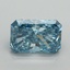 3.24 Ct. Fancy Vivid Blue Radiant Lab Grown Diamond