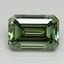 2.22 Ct. Fancy Vivid Pacific Green Emerald Lab Grown Diamond