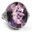 Edwardian Amethyst Cocktail Ring
