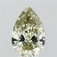 4.01 Ct. Fancy Green Pear Lab Grown Diamond