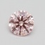 0.53 Ct. Fancy Intense Pink Round Lab Grown Diamond