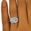 The Madan Ring, smalltop view on a hand