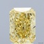 2.62 Ct. Fancy Intense Yellow Radiant Lab Grown Diamond