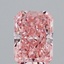 1.13 Ct. Fancy Vivid Pink Radiant Lab Grown Diamond