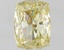 1.31 Ct. Fancy Light Yellow Cushion Lab Grown Diamond