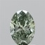 1.07 Ct. Fancy Vivid Green Oval Lab Grown Diamond