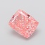 3.03 Ct. Fancy Vivid Pink Cushion Lab Grown Diamond