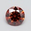 3.21 Ct. Fancy Intense Brownish Orange Round Lab Grown Diamond