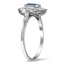 The Harding Ring, smalltop view on a hand