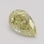 0.53 Ct. Fancy Yellow Pear Diamond