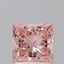 1.58 Ct. Fancy Vivid Pink Princess Lab Grown Diamond