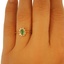 The Camilla Ring, smalltop view on a hand