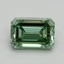 1.59 Ct. Fancy Vivid Pacific Green Emerald Lab Grown Diamond