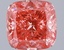 2.06 Ct. Fancy Vivid Pink Cushion Lab Grown Diamond