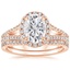 14KR Moissanite Fortuna Diamond Bridal Set (2/3 ct. tw.), smalltop view