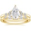 18KY Moissanite Verbena Diamond Bridal Set (1/4 ct. tw.), smalltop view
