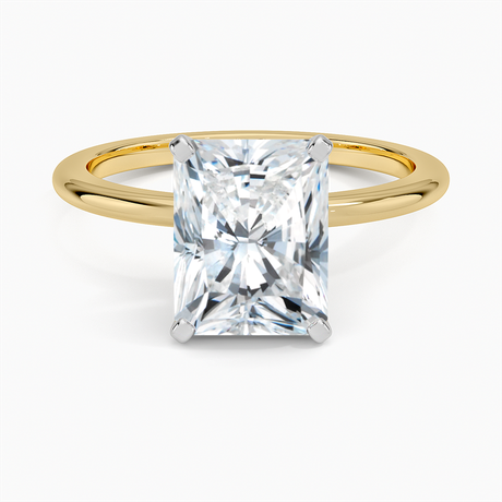 18K Yellow Gold Four-Prong Comfort Fit 1.5mm Ring