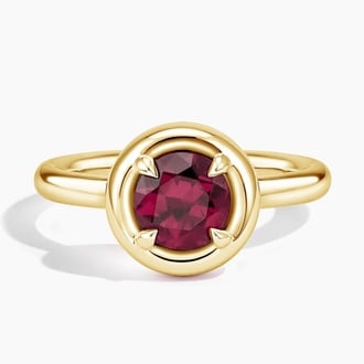 Andrea Moyo Garnet Bezel Prong Ring