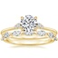 18K Yellow Gold Colette Diamond Ring with Joelle Diamond Ring