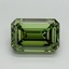 3.15 Ct. Fancy Vivid Green Emerald Lab Grown Diamond