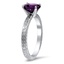 The Bolinas Ring, smalltop view on a hand
