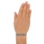 The Kyoto Bracelet, smallzoomed in top view on a hand