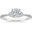 18K White Gold Luxe Blossom Diamond Ring (1/5 ct. tw.), smalltop view