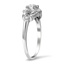 The Aveline Ring, smalltop view on a hand