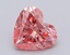 1.02 Ct. Fancy Vivid Pink Heart Lab Grown Diamond