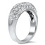 The Charly Ring, smalltop view on a hand