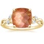 18K Yellow Gold Willow Diamond Ring (1/8 ct. tw.), smalltop view