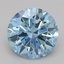 1.08 Ct. Fancy Vivid Blue Round Lab Grown Diamond