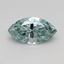 0.33 Ct. Fancy Vivid Green Marquise Lab Grown Diamond