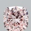 3.03 Ct. Fancy Intense Pink Cushion Lab Grown Diamond