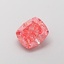 1.18 Ct. Fancy Vivid  Pink Cushion Lab Grown Diamond