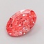 1.05 Ct. Fancy Vivid Pink Oval Lab Grown Diamond
