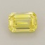 1.33 Ct. Fancy Vivid  Yellow Emerald Lab Grown Diamond