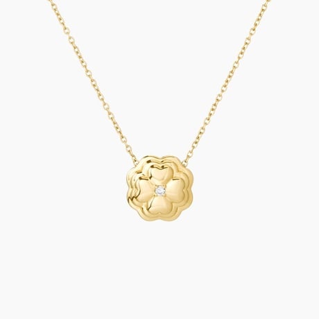 Clover Lab Diamond Pendant Necklace in 14K Yellow Gold