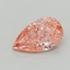 0.73 Ct. Fancy Vivid Pink Pear Lab Grown Diamond