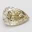 4.23 Ct. Fancy Grayish Yellow Pear Lab Grown Diamond