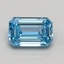 0.52 Ct. Fancy Intense Blue Emerald Lab Grown Diamond