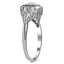 The Johnston Ring, smalltop view on a hand