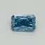 0.52 Ct. Fancy Vivid Blue Radiant Lab Grown Diamond