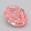 2.16 Ct. Fancy Vivid  Pink Oval Lab Grown Diamond