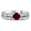 Modern Garnet Vintage Ring